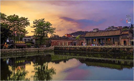 Die antike Stadt Guangzhou Shawan