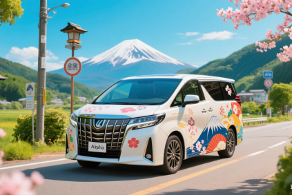 生成日本旅游车图片